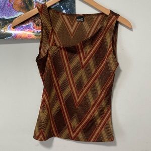 Unique Y2K sparkly top
